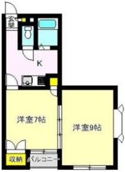 シティーパレス中居の間取り画像