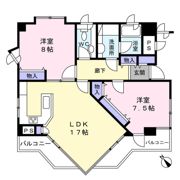 コンドミニアムテレジアの間取り画像