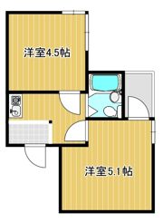 すばる一番館の間取り画像