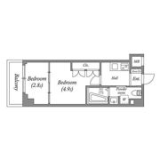 ALTERNA菊川Ⅰの間取り画像