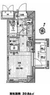 エクセリア二子多摩川の間取り画像
