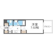 Luxe大阪城南の間取り画像