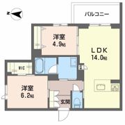 ソサイティ掛尾の間取り画像