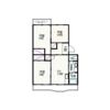 杉村マンションの間取り画像