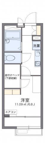 レオパレスウッディーコートの間取り画像