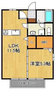シェルノーブル Cの間取り画像