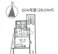 ウイステリア東伏見の間取り画像