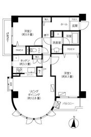 ガーデンコート下馬の間取り画像