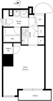 AXAS東新宿アジールコートの間取り画像