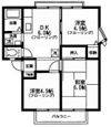 サンライフ岡村Aの間取り画像