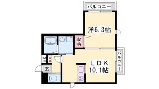 シャーメゾン切戸の間取り画像