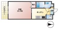 アップウェル中央の間取り画像