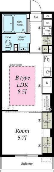 リブリ・Cross-T.K.の間取り画像