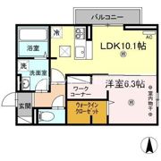 ナーブ屋島 B棟の間取り画像
