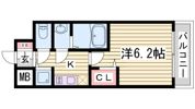 ララプレイス神戸西元町の間取り画像