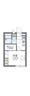 レオパレスプルミエの間取り画像
