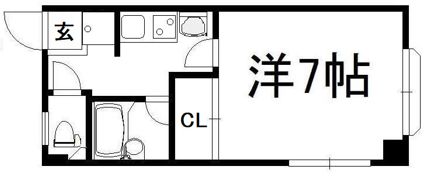 コーポ葉月の間取り画像