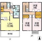リースランド西市 G棟の間取り画像