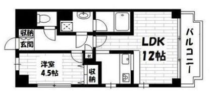 コスモ根岸の間取り画像