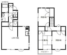 貸戸建住宅 三芳町藤久保の間取り画像