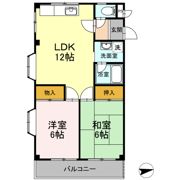 花家のハイツⅡの間取り画像