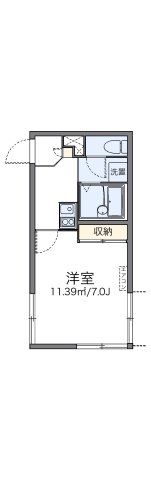 レオパレス片瀬海岸の間取り画像