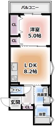 ラモーナ萱島東の間取り画像