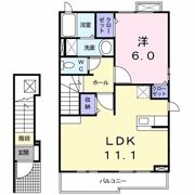エクセラン長嶺Aの間取り画像