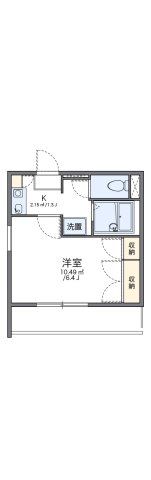レオパレスカサベルデの間取り画像