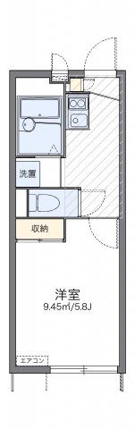 レオパレスフルール西綾瀬の間取り画像