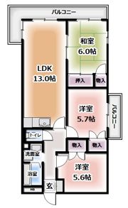 ブランカベルヴィルの間取り画像