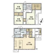 東林間戸建の間取り画像