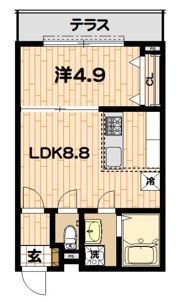 アルドゥール上永谷壱番館の間取り画像