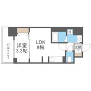 S-RESIDENCE難波西alterの間取り画像