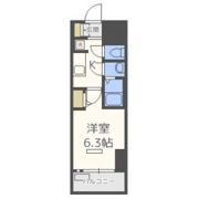 プレサンス難波クチュールの間取り画像
