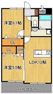 リブラ ブライトの間取り画像