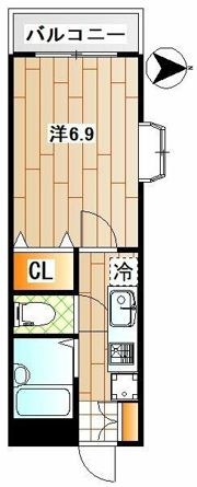 パレスKの間取り画像