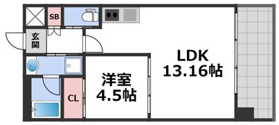プレジオ森之宮の間取り画像