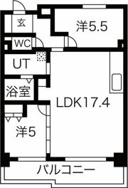 茶屋ヶ坂プログレスの間取り画像