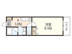 RIDERE（リーデレ）廿日市の間取り画像