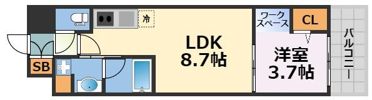 アーバネックス難波WESTの間取り画像
