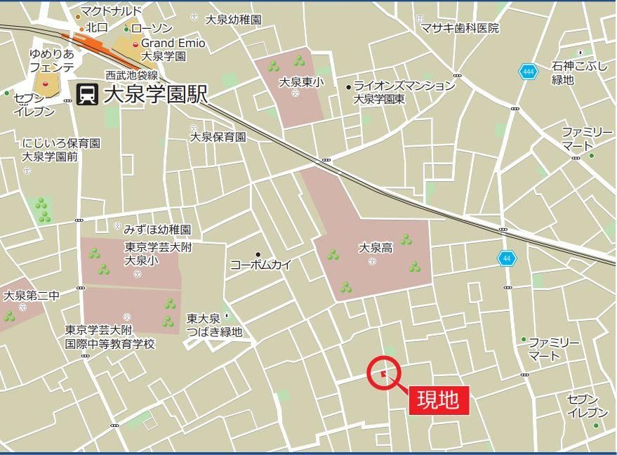 近くに施設あり