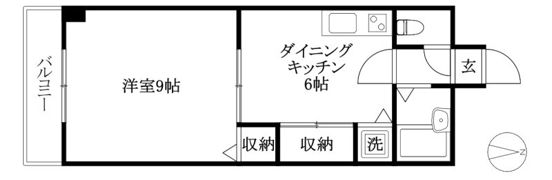 ロイヤルビラ歩行町の間取り画像