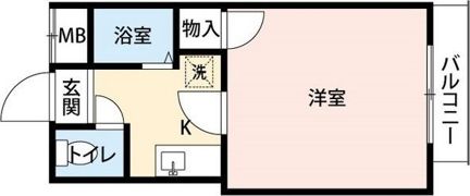 プランドール牧野駅前の間取り画像