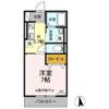 フラットちとせの間取り画像