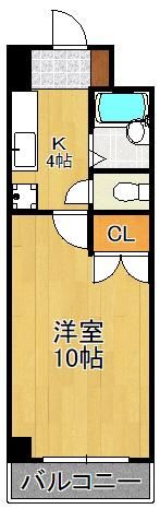アヴィニール清水の間取り画像