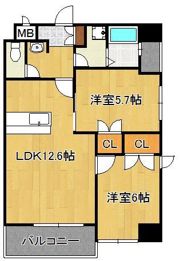 HN石坪の間取り画像