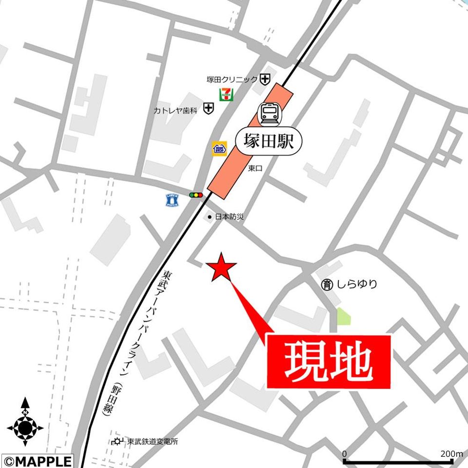 近くに施設あり