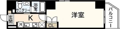 ウイング稲荷町の間取り画像