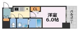 エスリード難波ザ・プレミアの間取り画像